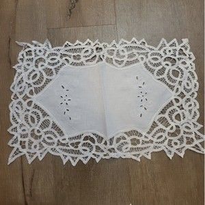 White Lace Placemats